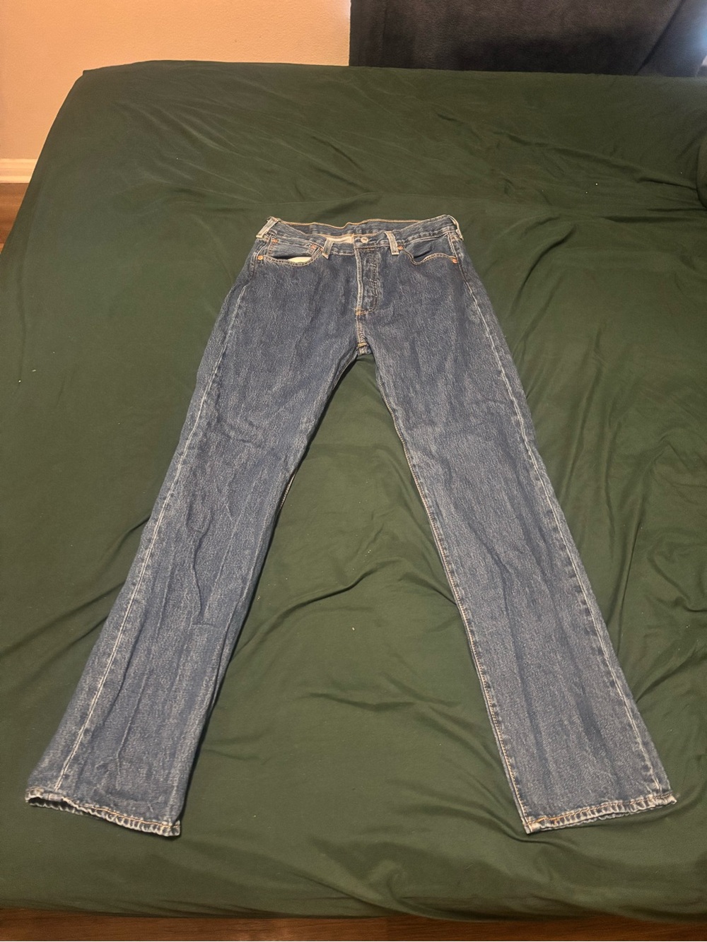 Levi's Men's Straight Jeans in Blue Denim